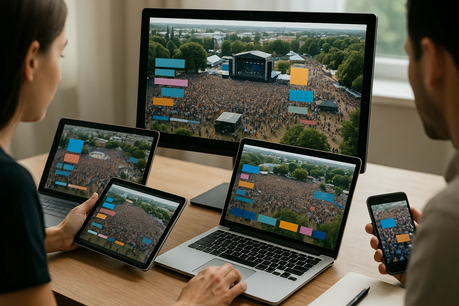 Drone video εκδηλώσεων και events με κοινό